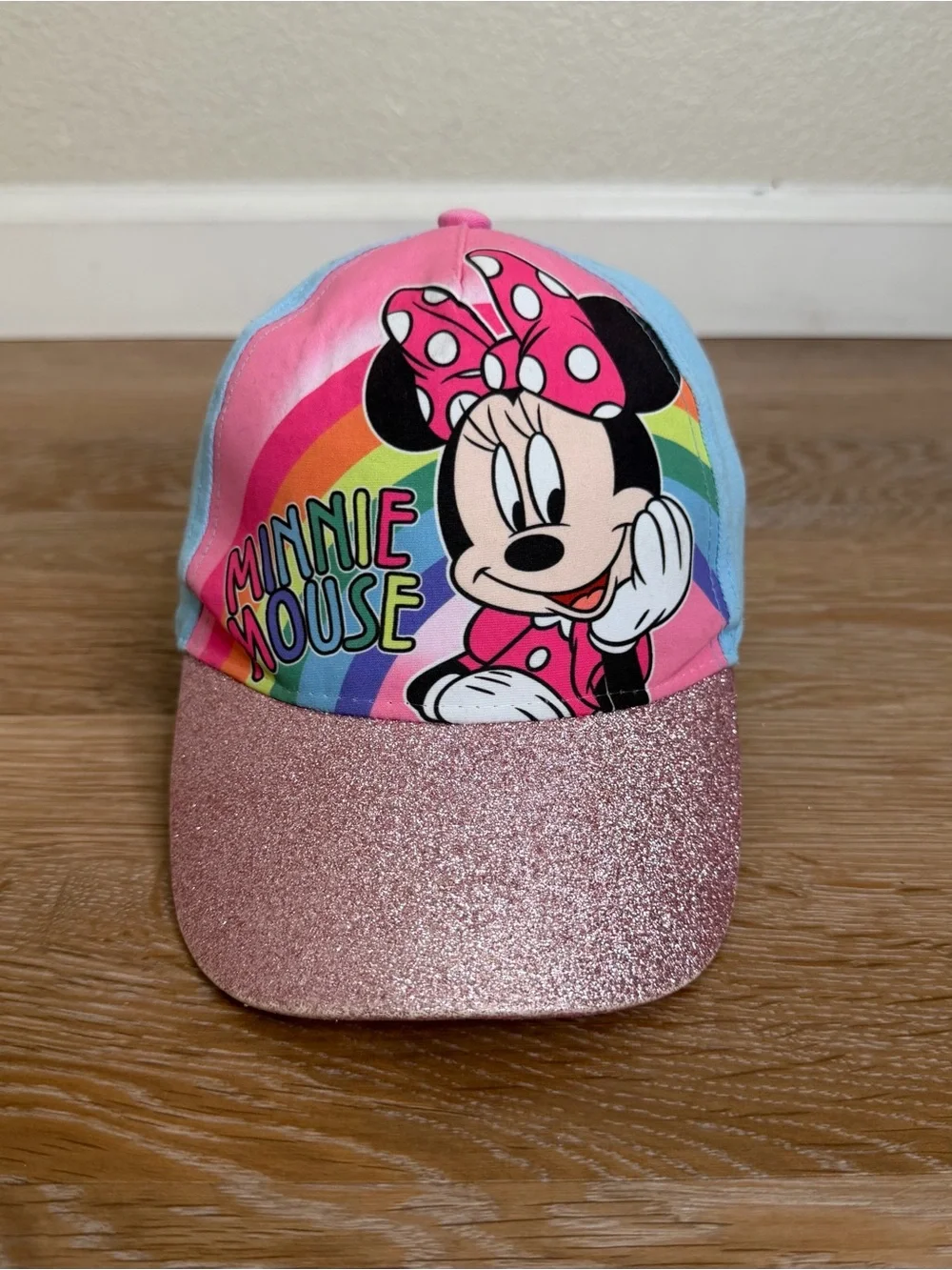 Disney BUNDLE (4) Minnie Mouse Toddler Baseball Cap Hat, Size 3T - 5T